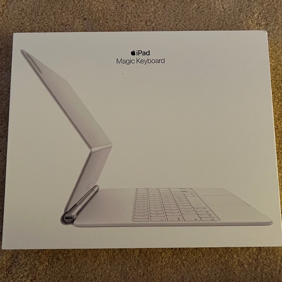 Apple Magic Keyboard for iPad Pro 12.9-inch (4th & 5th Generation) – White - Picture 2 of 3